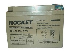 ENER ROCKET 26-12 26ah 12v Sealed Lead Acid Backup Battery