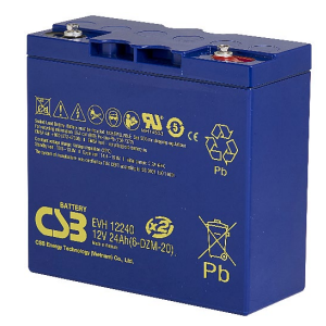 CSB 24-12 24Ah 12v Valve Regulated Lead Acid Battery