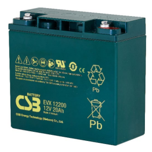 CSB 20-12 20Ah 12v Valve Regulated Lead Acid Battery