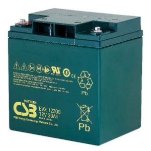 CSB 30-12 30Ah 12v Valve Regulated Lead Acid Battery