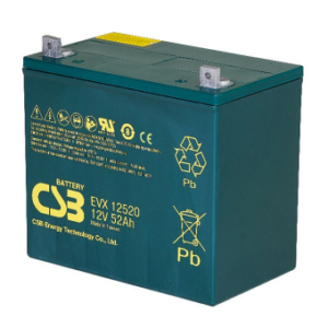 CSB 52-12 52Ah 12v Valve Regulated Lead Acid Battery